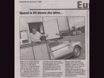 Michelle dans le journal